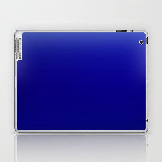 6  Blue Gradient Background 220715 Minimalist Art Valourine Digital Design Laptop & iPad Skin