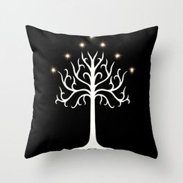 The White Tree of G Throw Pillow