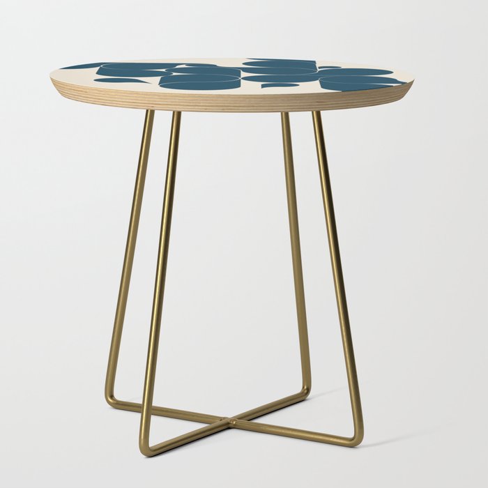 Blue mid century drops Side Table