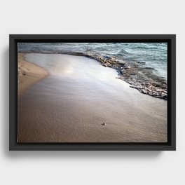 Aruba Eagle Beach Framed Canvas