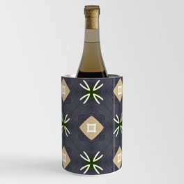 Koko beige and black with white marks pattern Wine Chiller
