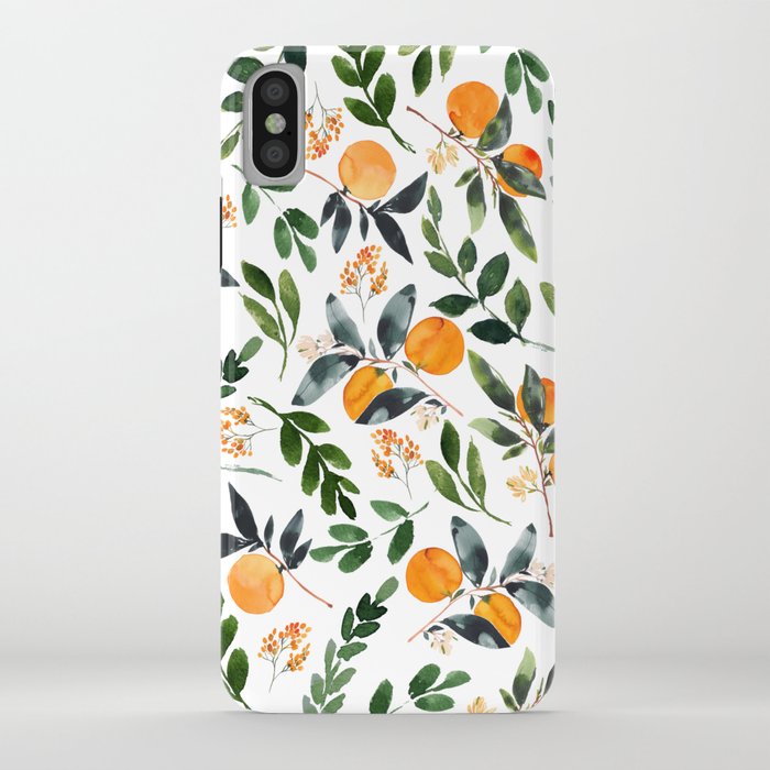 orange grove iphone case