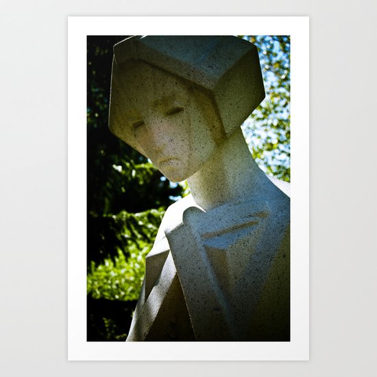 Scarred Angel Art Print