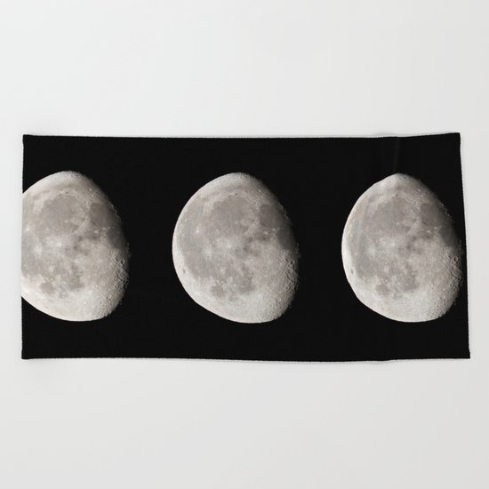 Waning Moon Beach Towel