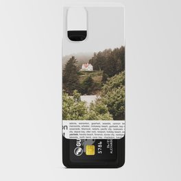 Foggy Oregon Coast | Travel Photography Minimalism Android Card Case