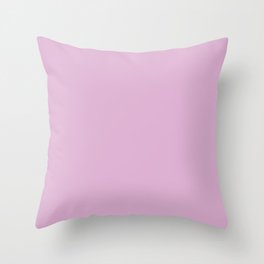 NOW MILLENNIAL PINK SOLID COLOR Throw Pillow