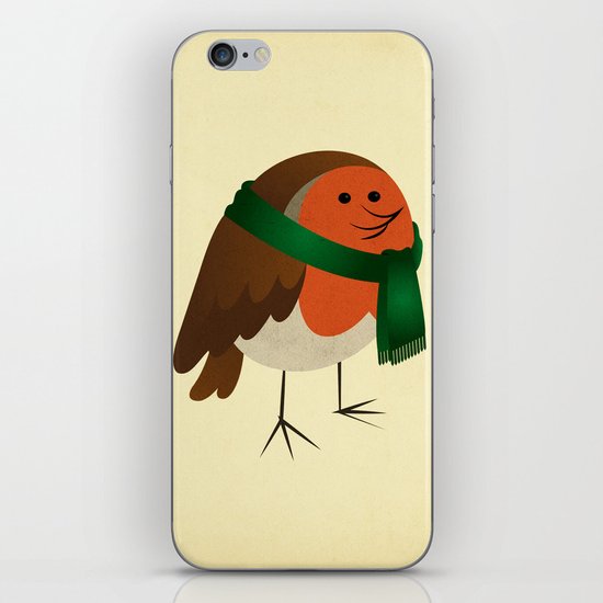 The Robin's new scarf iPhone & iPod Skin