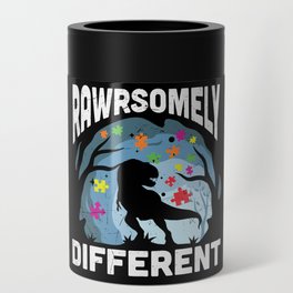 Rawrsomely Different Autism Awareness Dinosaur Can Cooler