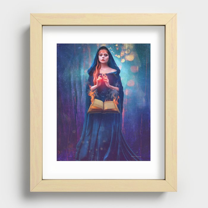 Word Witch Recessed Framed Print