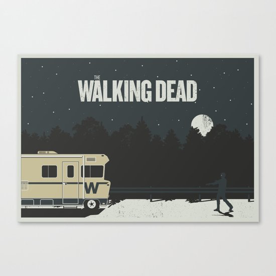 Walking Dead Canvas Print
