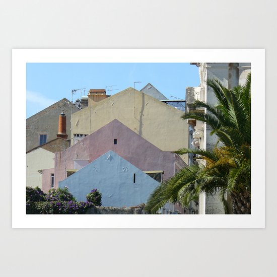 Play of colours Art Print