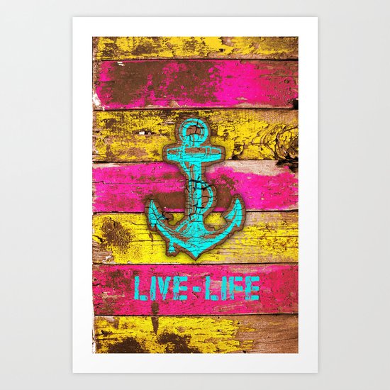 Anchor Marine Art Print