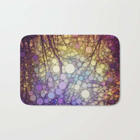 Woodland Abstract Bath Mat