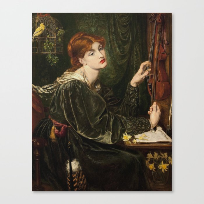 Dante Gabriel Rossetti - Veronica Veronese Canvas Print