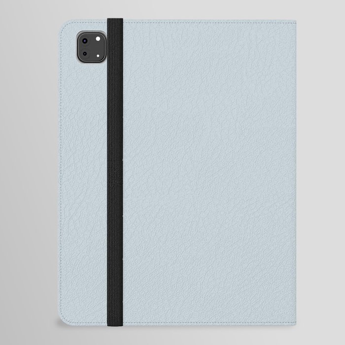 Pastel Baby Blue Gray Grey Single Solid Color Coordinates with PPG Cool Gray PPG10-12 iPad Folio Case