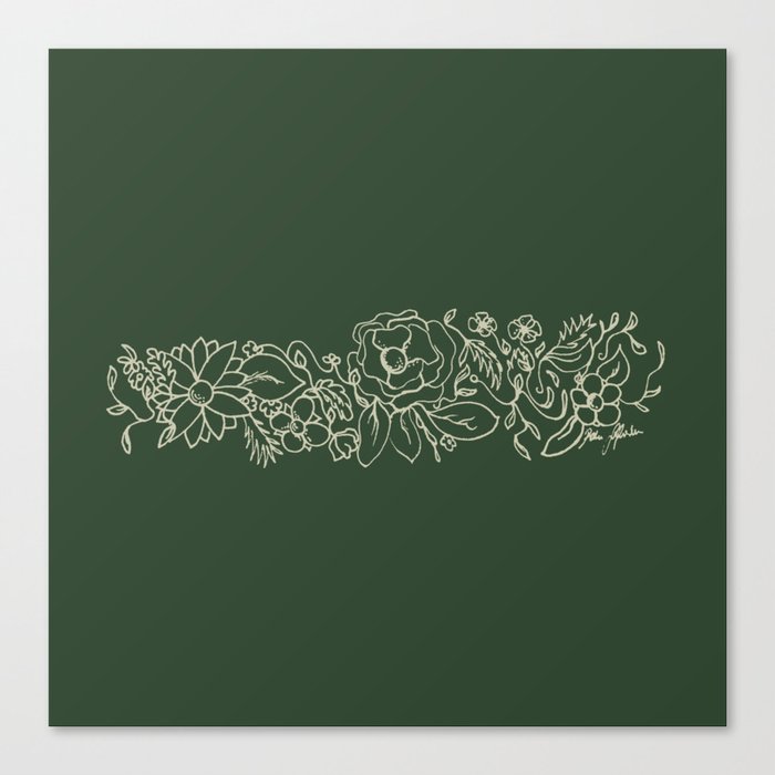 Blossoming nature Canvas Print