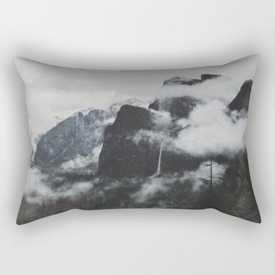 vintage mountains Rectangular Pillow