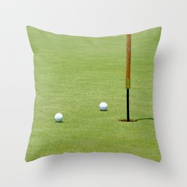 Golf Pin Throw Pillow