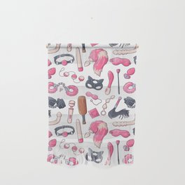 Adults Sex Toys Pattern Wall Hanging