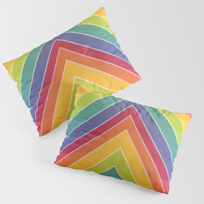 rainbow Pillow Sham