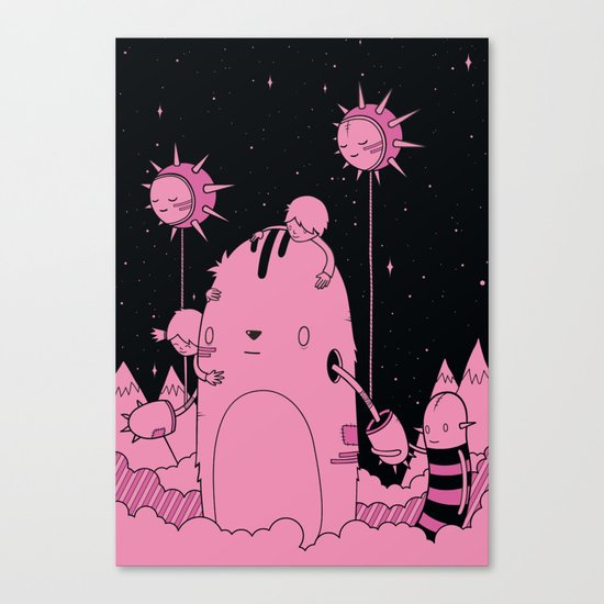 Quest 2 (Pink) Canvas Print