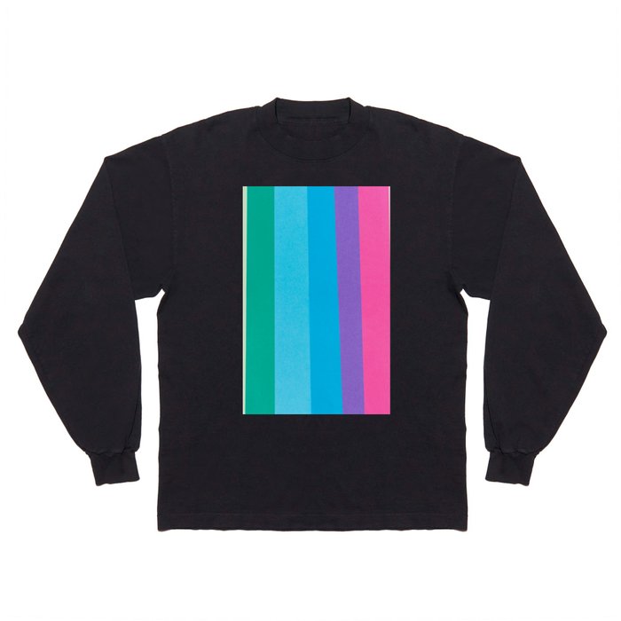 Colorful Strips Long Sleeve T Shirt