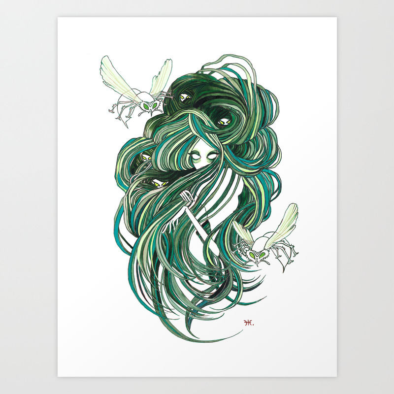 Seven Deadly Sins Envy Art Print By Gina Martynova Society6 Seven Deadly Sins Envy Art Print By Gina Martynova Society6