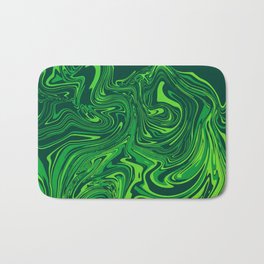 Green emerald abstract marble Badematte