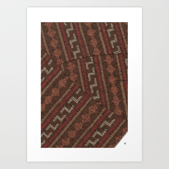 Winter lovers V Art Print