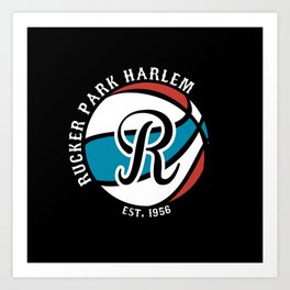 Rucker Park Harlem , New York City Basketball Art Print