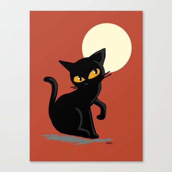 Red night Canvas Print