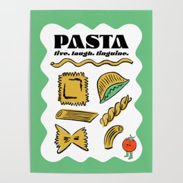 Pasta Print Poster