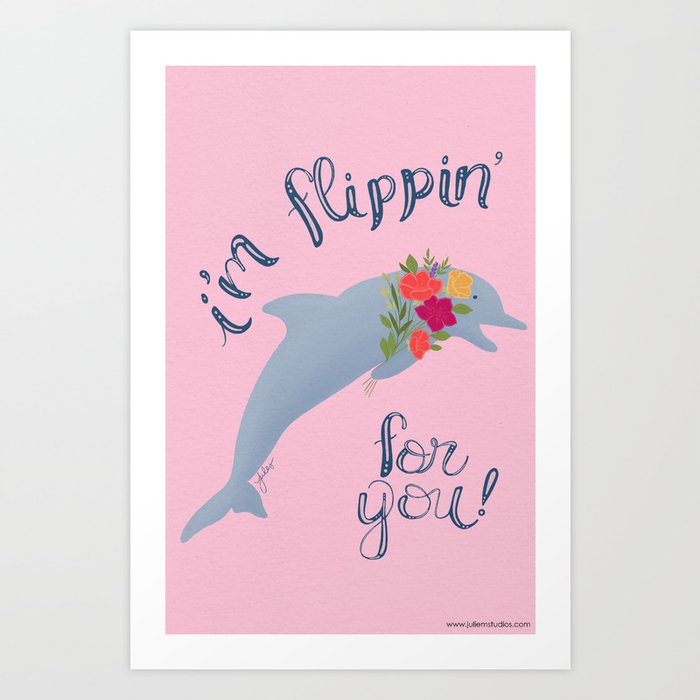 Flippin' for you  Art Print