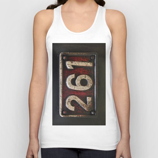261 number Unisex Tank Top