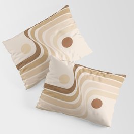 Abstraction_MOON_SUN_RIVER_STREAM_FLOW_BALANCE_POP_ART_0801A Pillow Sham