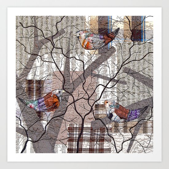 Spring Birds Art Print