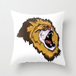 Royvel Lion Mascot Throw Pillow