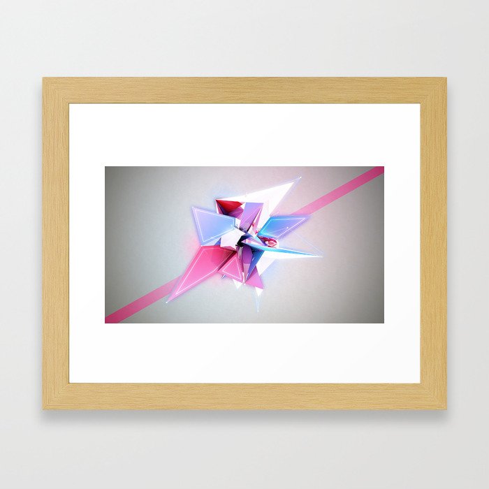 Origami Framed Art Print