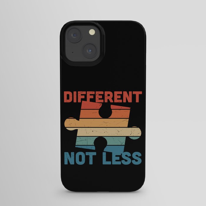 Different Not Less Autism Awareness iPhone Case