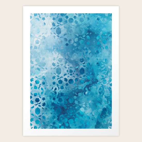 Aqua Nature Art Print