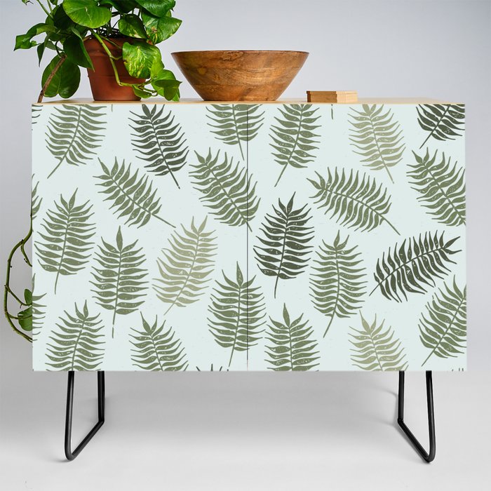 Stamped Palms  Credenza