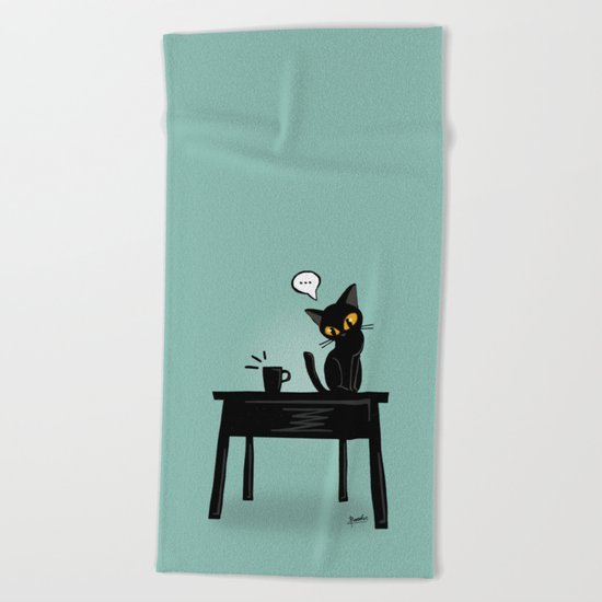 Drop it down Beach Towel