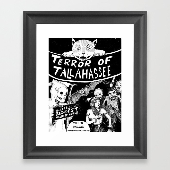 Terror of Tallahassee 2012 Poster Framed Art Print
