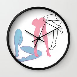 Leg Series (Trans Pride) Wall Clock