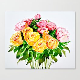 Mother's Day Roses Canvas Print