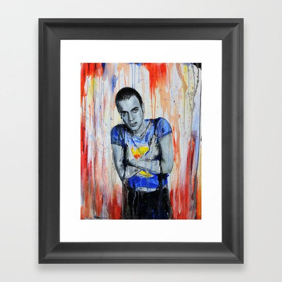 Choose Life - Mark Renton/ Trainspotting Framed Art Print