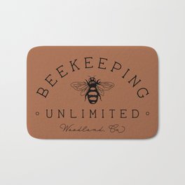 Beekeeping Unlimited Bath Mat | Digital, Graphicdesign 