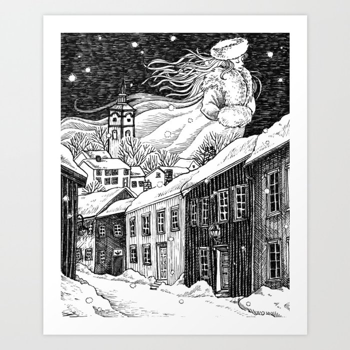 The Snow Queen Art Print