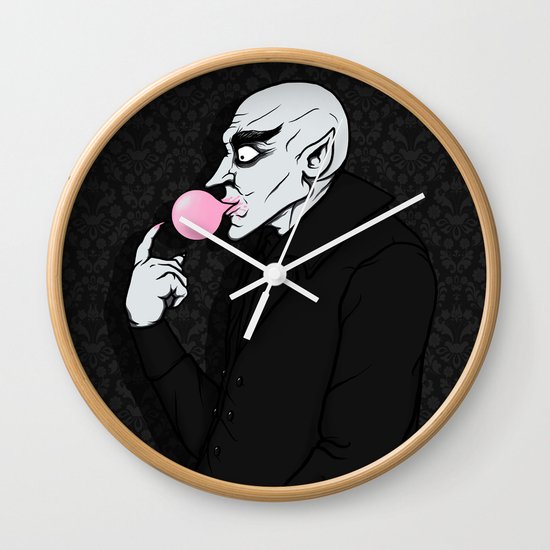 Popping Bubblegum Bubble Wall Clock