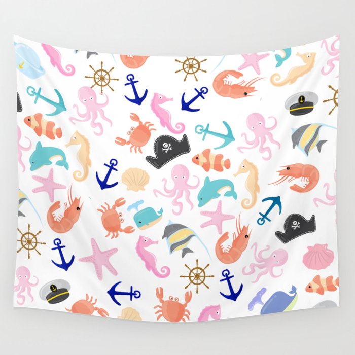 Nautical tapestry best sale